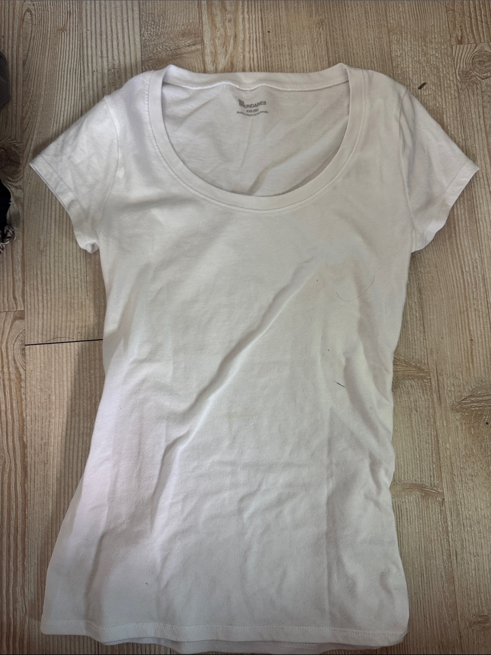Comfort Colors White Scoop Neck Short Sleeve Women's Tee